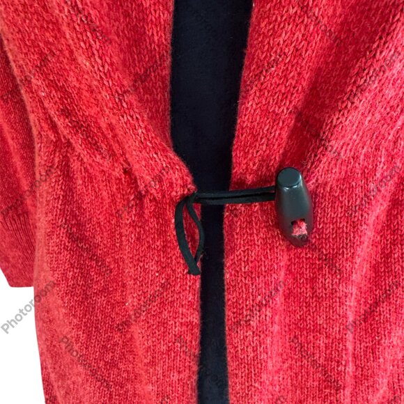 NIC+ZOE Small Red Long Sleeve Cardigan - Picture 3 of 5